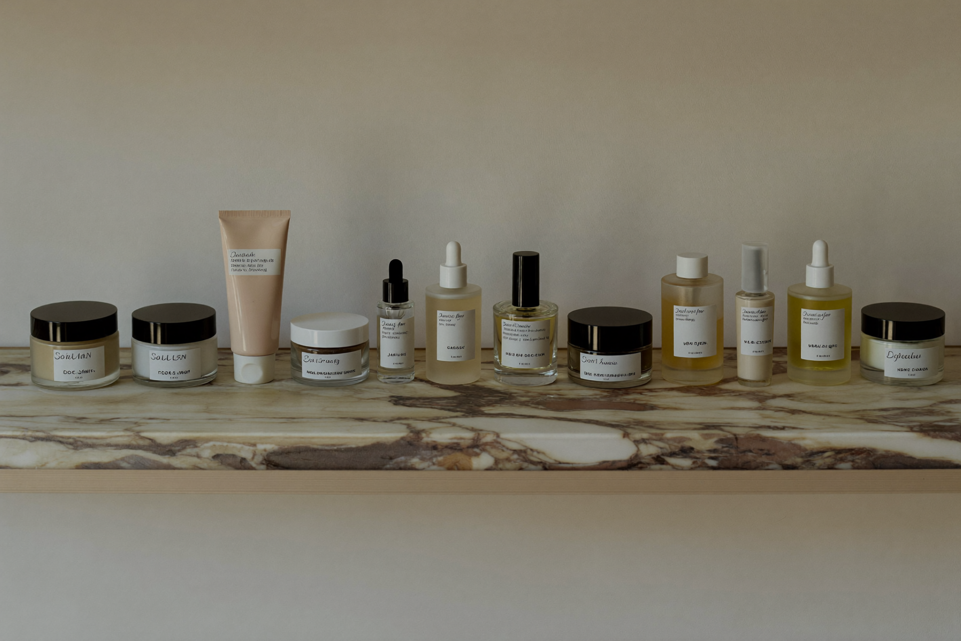 Editorial beauty photo: The Capsule Vanity: 15 Products That Replace 50