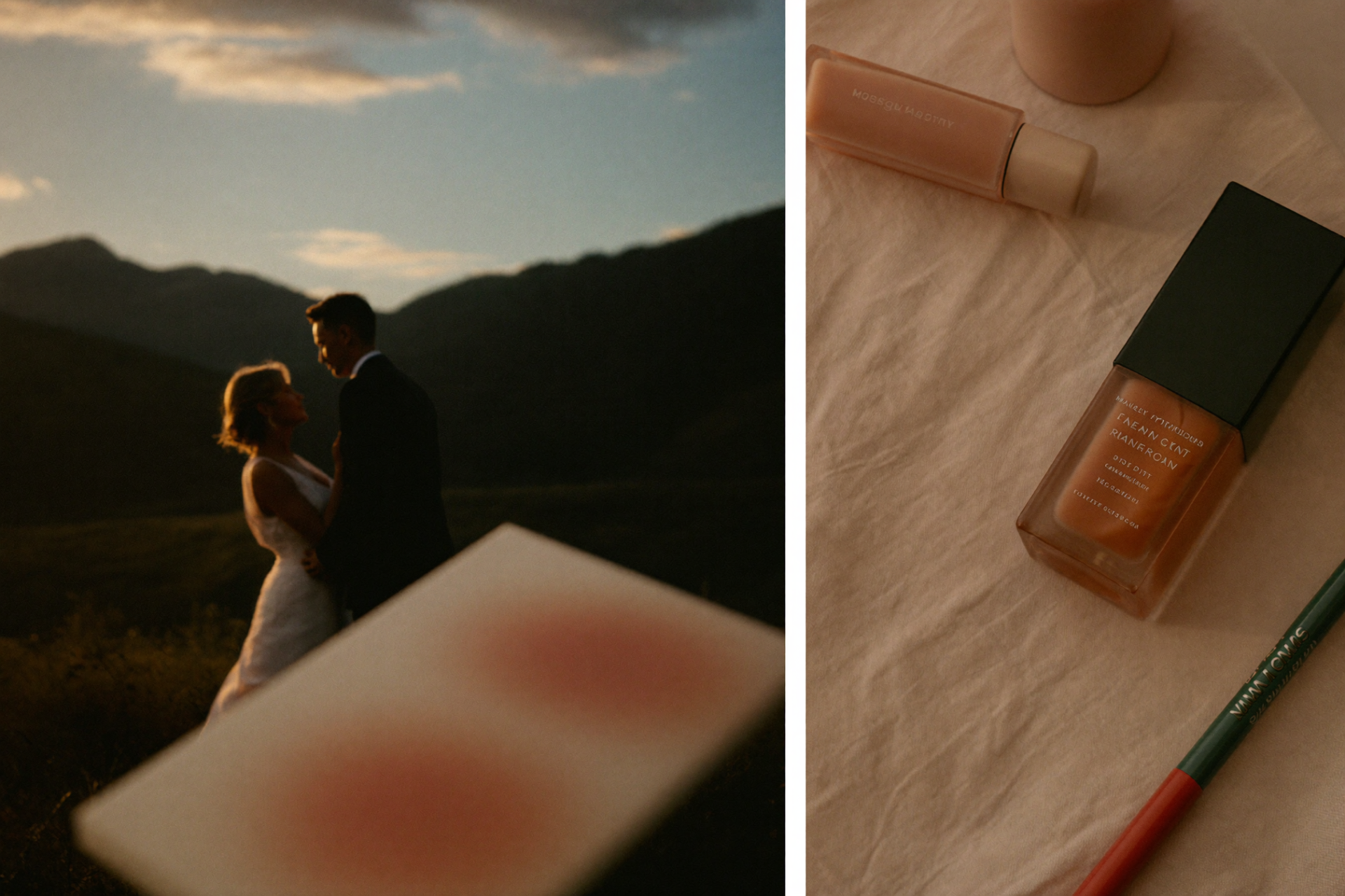 Editorial beauty photo: Engagement Photo Makeup: Why Less Reads Better on Camera